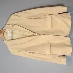 Assembly Label Wool Blazer Butter Yellow‎ Academia Luxury Old Money Preppy